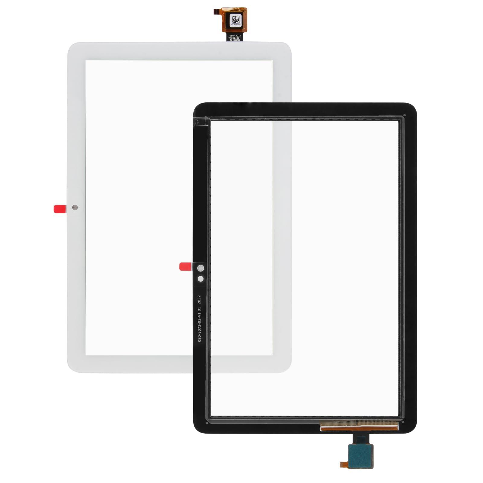 ARSSLY Touch Screen Replacement for Amazon Kindle Fire HD8 /HD8 Plus Tablet 10th Generation 2020 K72LL3 K72LL4 Digitizer Touchscreen Glass Panel with Repair Kits(White)