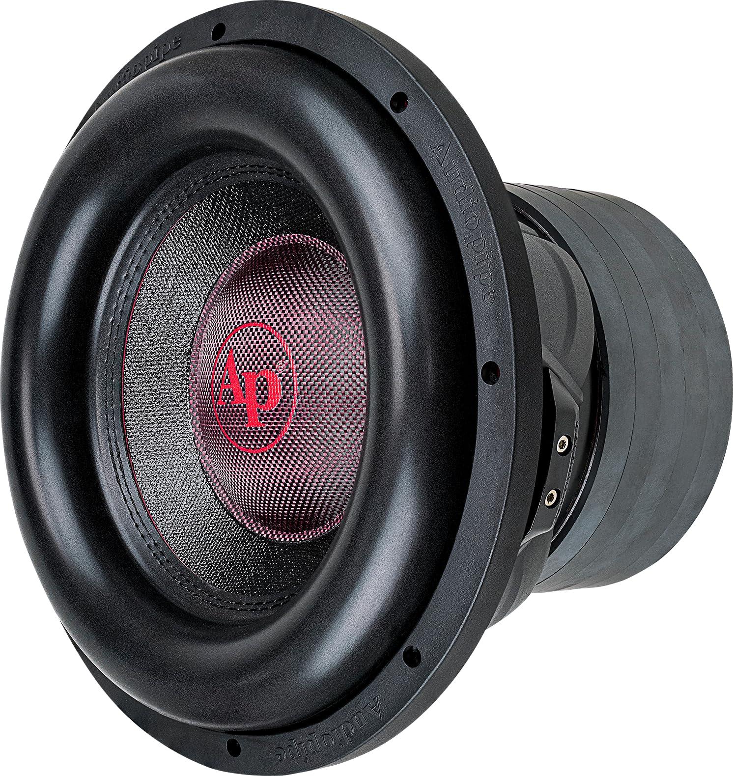 Audiopipe Audiopipe 12" Quad Stack Composite Cone Subwoofer (TXX-BDC-IV-12D2), Superior Performance, 2200W, 4 Magnets, BASV Voice Coil, Aluminum Basket, Multi-Connect, Non-Press Paper Cone, 2 x 2 Ohms