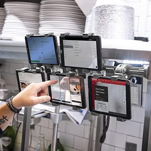 iBOLT iBOLT TabDock Point of Purchase/POS Wall Mount - with 5 Tablet Holders Perfect for Multiple delivery Applications (DoorDash, Uber eats, Postmates, etc.) Fits 7 to 10 inch Tablets