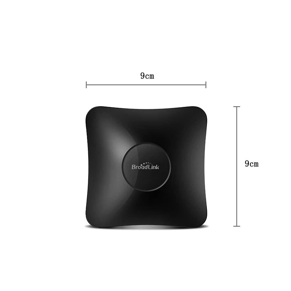 Broadlink BroadLink RM4 pro Smart Remote and Sensor Cable Set RM4 pro S (2.4 GHz Wi-Fi Only), Universal IR RF Remote Control Hub with Temperature Humidity Monitor USB Cable, Works with Alexa & IFTTT