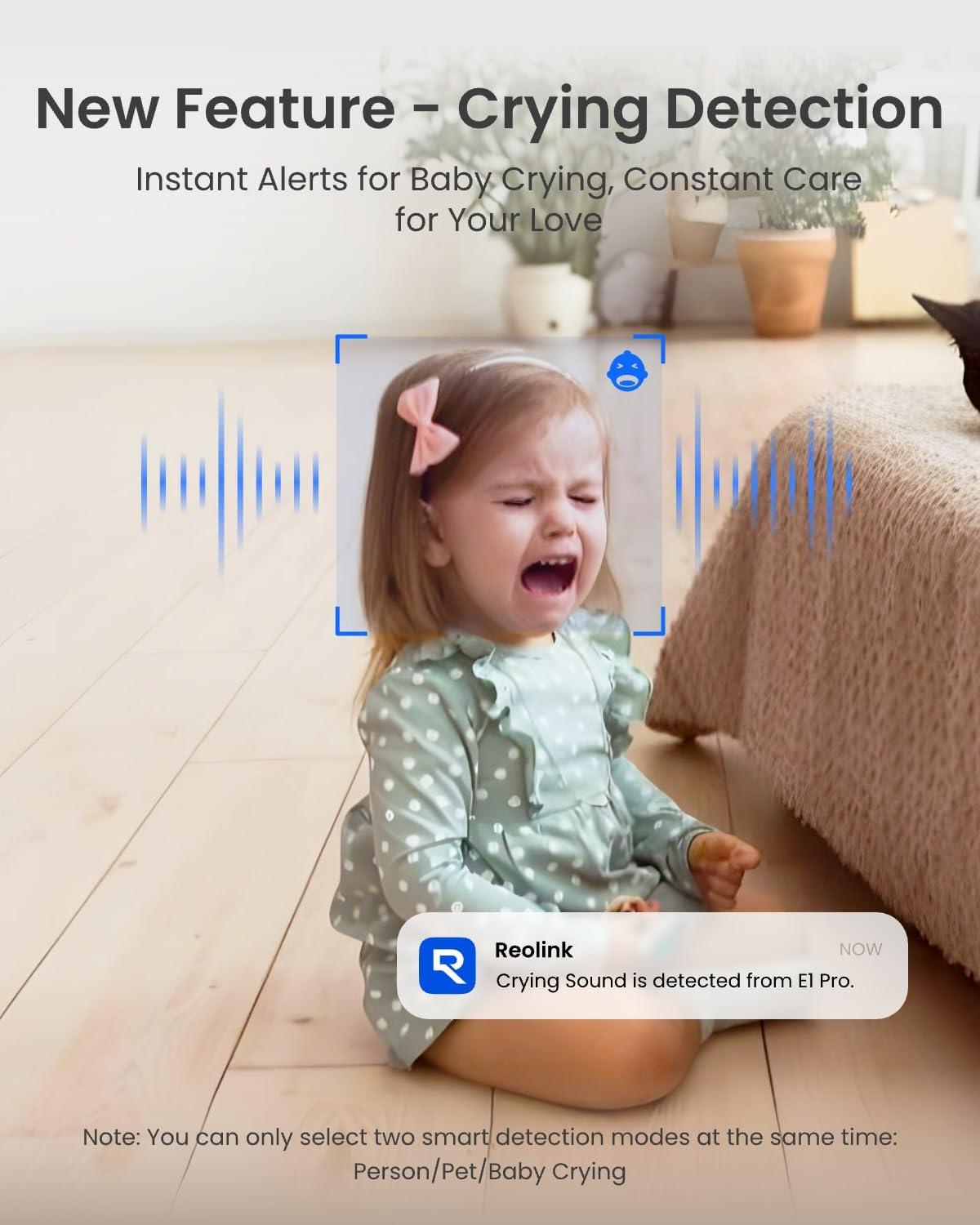 REOLINK REOLINK Doorbell Camera Bundle with E1 Pro 4MP Indoor Camera,Remote Control in One App, No Subscription Fee, Local Storage, Works w/Goodle Assistant