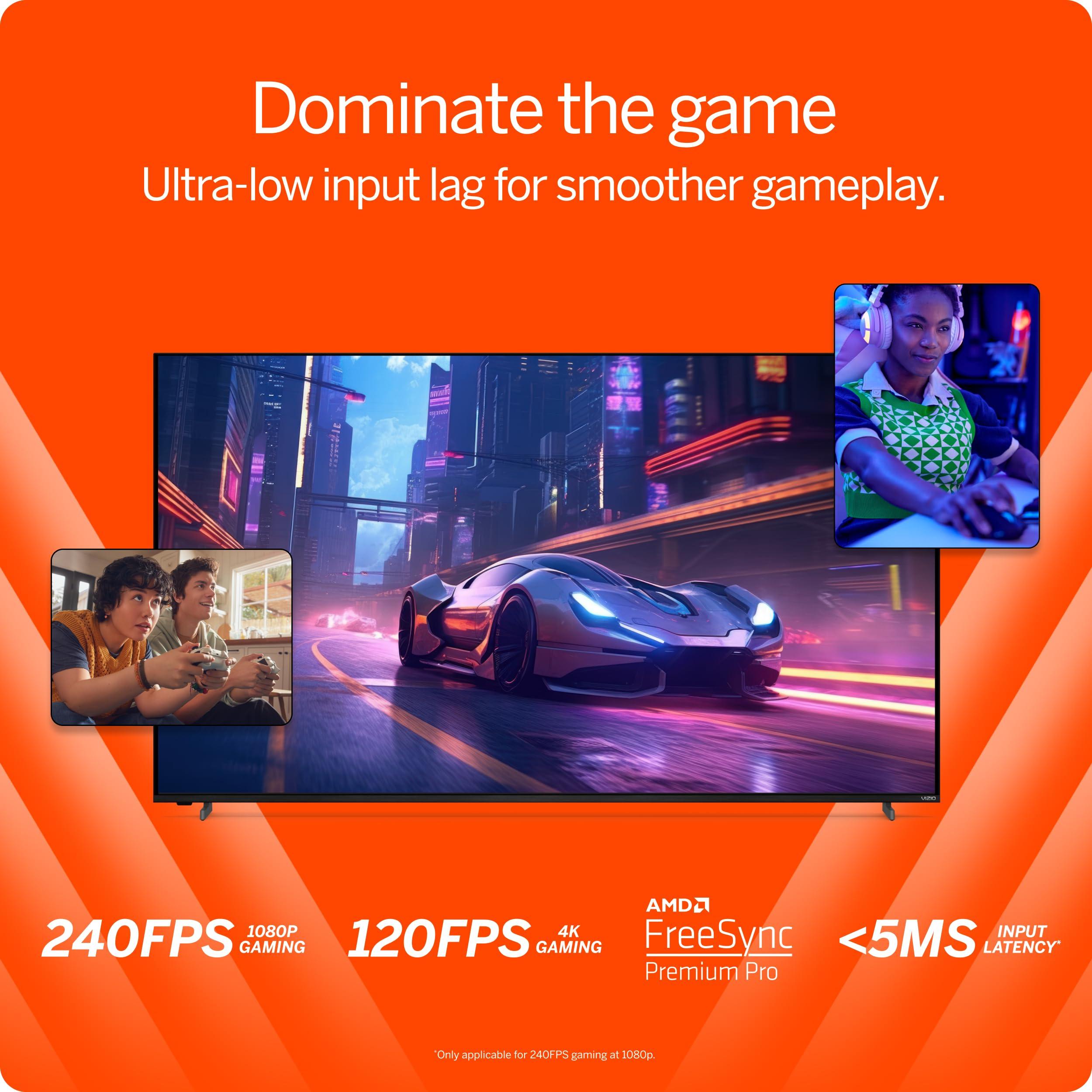 VIZIO VIZIO 75-inch Quantum Pro 4K QLED 120Hz Smart TV with 1,000 nits Brightness, Dolby Vision, Local Dimming, 240FPS 1080p PC Gaming, WiFi 6E, Apple AirPlay, Google Cast Built-in (VQP75C-84, 2023)