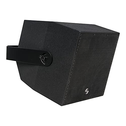 Sound Town Sound Town IP55 Certified 2-Way 70V/100V 6" Coaxial Weather-Resistant Installation Loudspeaker w/U Bracket, Black (TITAN-6B)