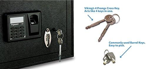 Viking Security Safe Viking Security Safe VS-25BL Heavy Duty Biometric Safe Fingerprint Safe