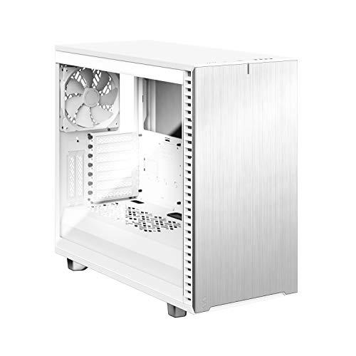 Fractal Design Fractal Design Define 7 White Brushed Aluminum/Steel E-ATX Silent Modular Tempered Glass Window Mid Tower Computer Case