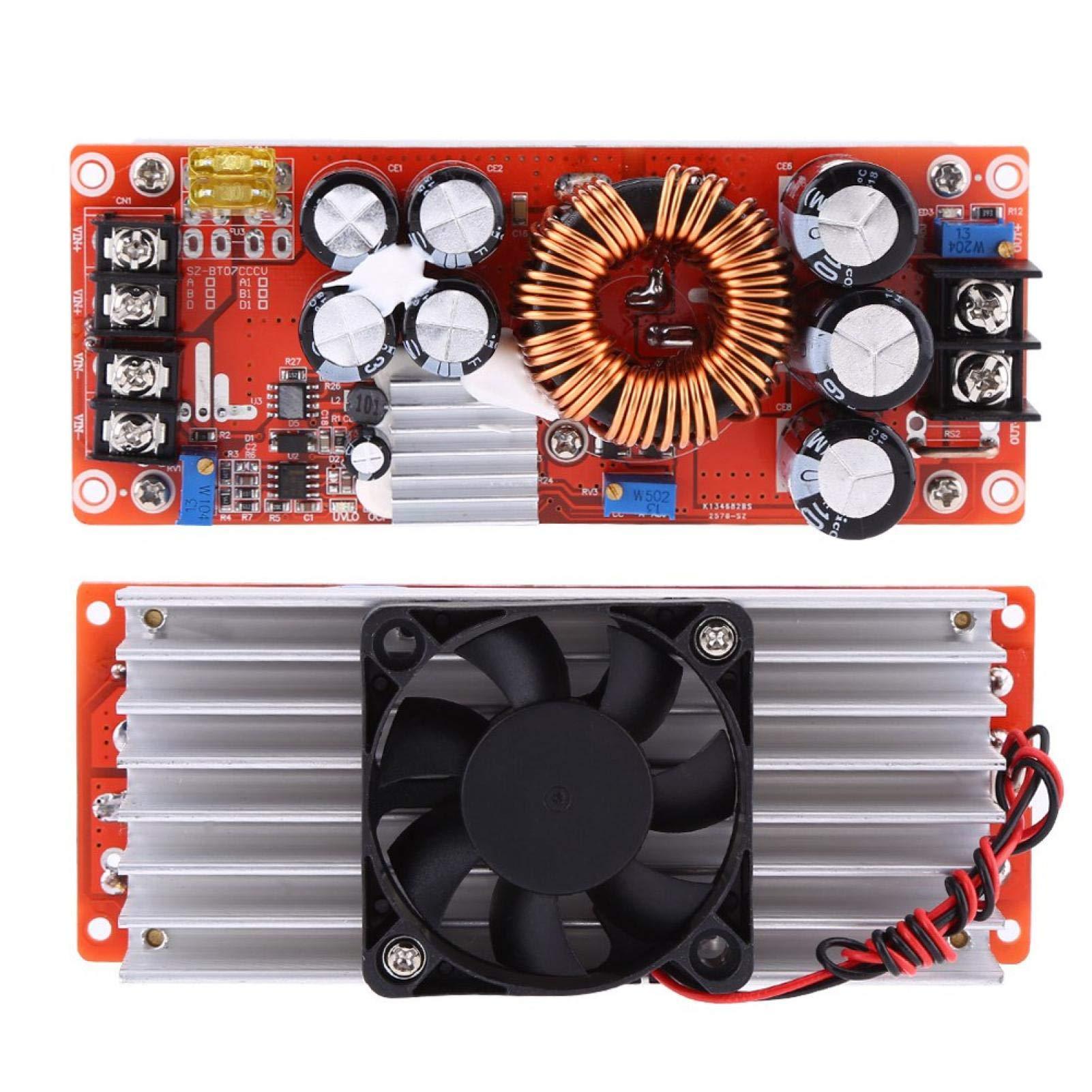 S erounder 1500W 30A DC-DC Boost Converter Step-up Power Supply Module Constant Voltage Constant Current Module Board Card in 10~60V Out 12~90V