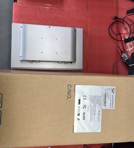 PARTAKER 19 Inch TFT LED Industrial Panel PC, All in One Touch Screen Desktop Computer, High Temperature 5-Wire Resistive Touch Screen, Intel 6th Core I5, VGA HD LAN RS232 COM, 4GB Ram 64GB SSD