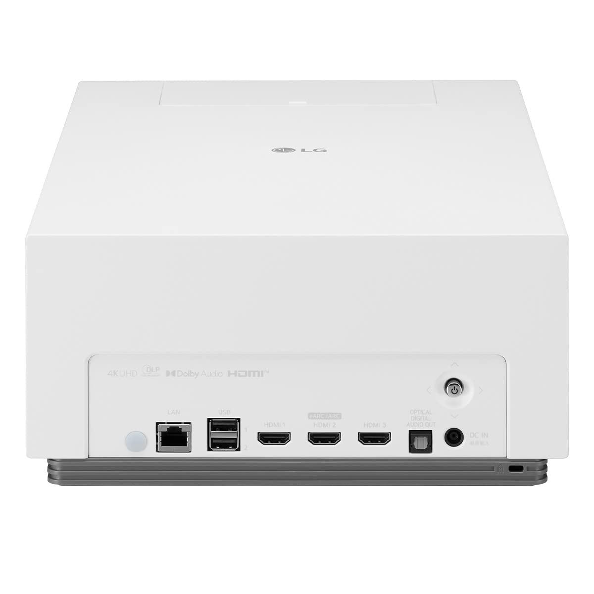 LG LG CineBeam UHD 4K Projector HU710PW - DLP Home Theater Smart Projector, White