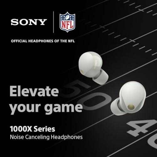 Sony Sony WF-1000XM5 The Best Truly Wireless Noise Cancelling Earbuds Headphones, Bluetooth WF XM5 Earbuds with Alexa Built-in, Silver