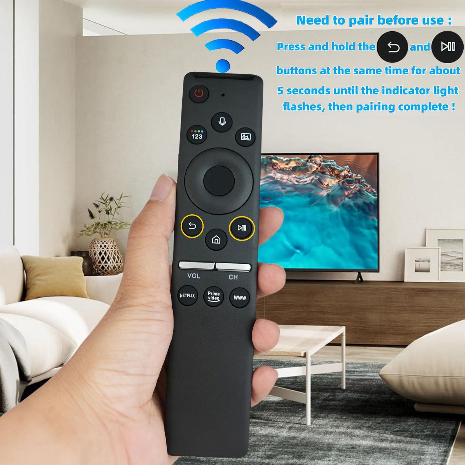 Kassionel Voice Replacement Remote Control Compatible with Remote BN59-01330C for Samsung TV QA55Q65T QA85Q80T QA65Q65T QA58Q60T QA65Q60T QA75Q