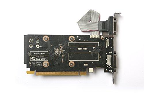 ZOTAC ZOTAC GeForce GT 710 2GB DDR3 PCI-E2.0 DL-DVI VGA HDMI Passive Cooled Single Slot Low Profile Graphics Card (ZT-71302-20L)