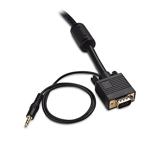 Cable Matters Cable Matters VGA Cable with Audio (SVGA Monitor Cable with 3.5mm Stereo Audio) 10 Feet