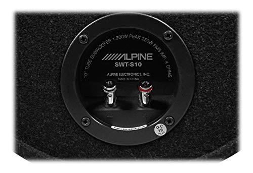 Alpine Alpine SWT-S10 1200w 10\" Car Subwoofer in Bass Tube Enclosure