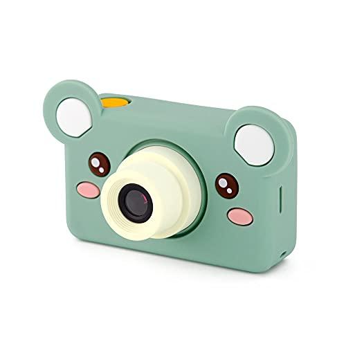 Kidamento Kidamento Kids Digital Camera & Video Camcorder, Soft BPA-Free Silicone Casing, 32GB Memory Card - Model C - Mikayo The Bear
