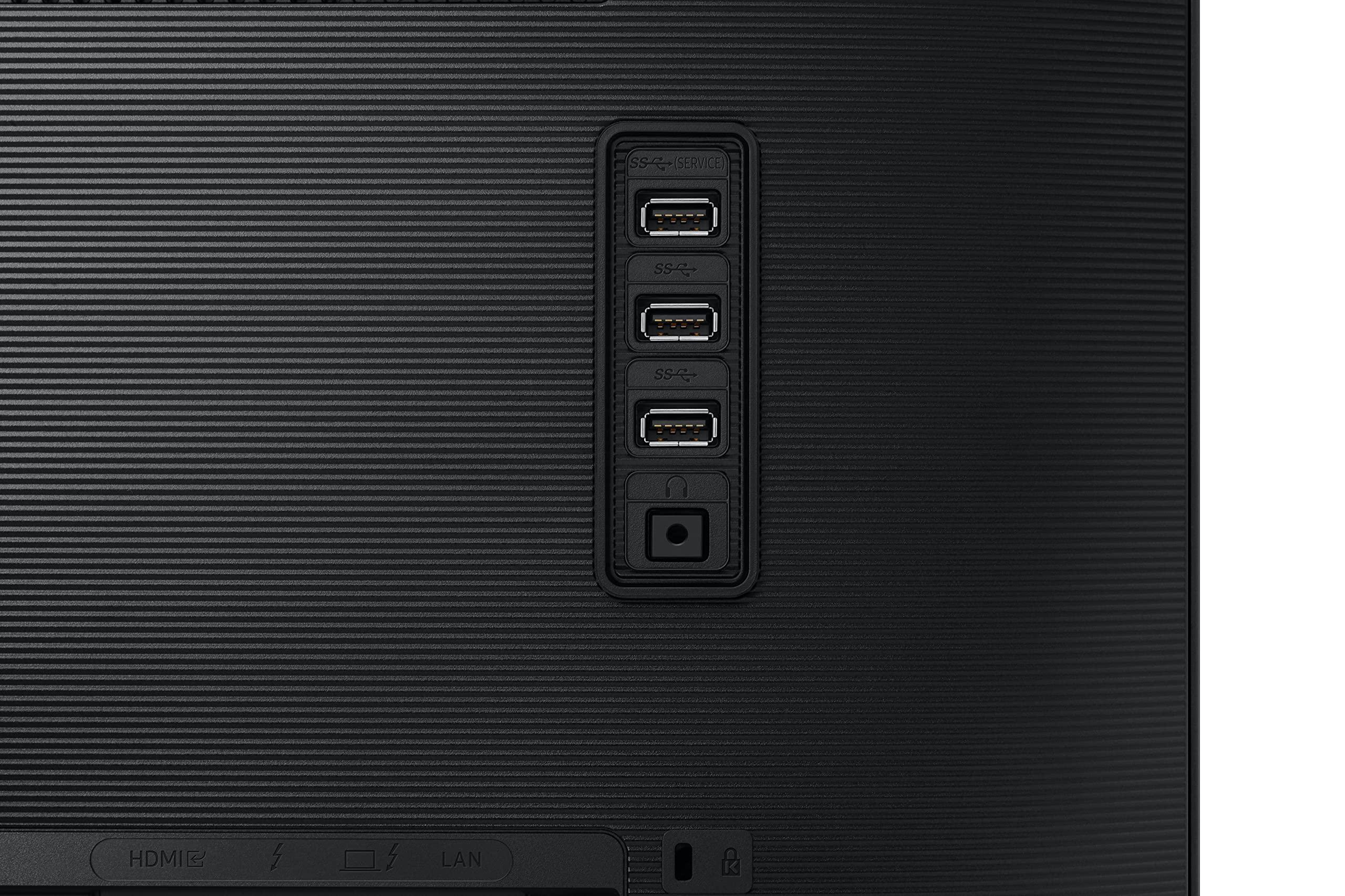 SAMSUNG SAMSUNG 27-Inch ViewFinity S8 Series 4K UHD High Resolution Monitor, IPS Panel, 60Hz, Thunderbolt 4, HDR 10+, Built-In Speakers, Height Adjustable Stand, S27B804TGN, 2022, Black