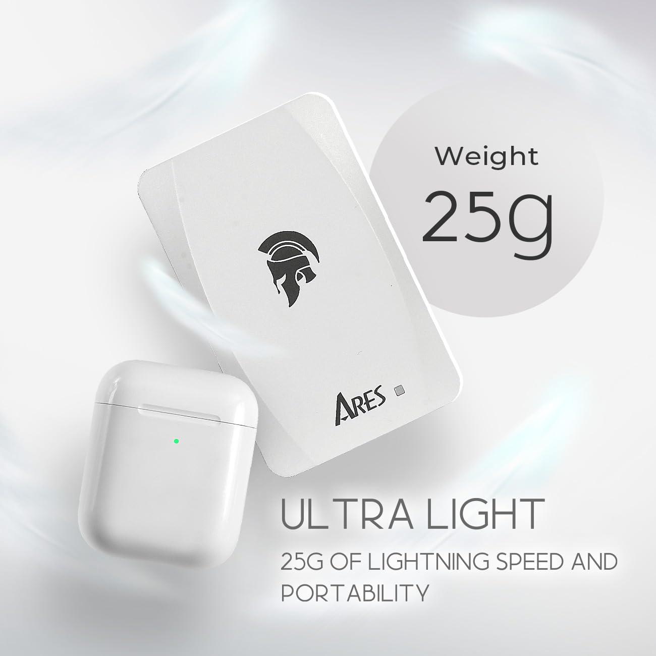 DATO DATO External SSD 1TB, Portable SSD External Solid State Drive, USB 3.2 Gen 2x1 Type C Up to 1050/1000 MB/s, Super Light and Compact Portable Solid State Drive - ARES Torch