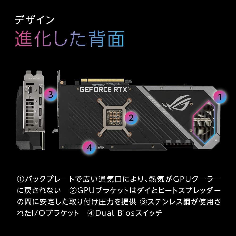 ASUS ASUS ROG Strix GeForce RTX 3090 OC Edition 24GB GDDR6X Gaming Graphics Card with Axial-tech Fans & Central Static Pressure Fan ROG-STRIX-RTX3090-O24G-GAMING (Renewed)