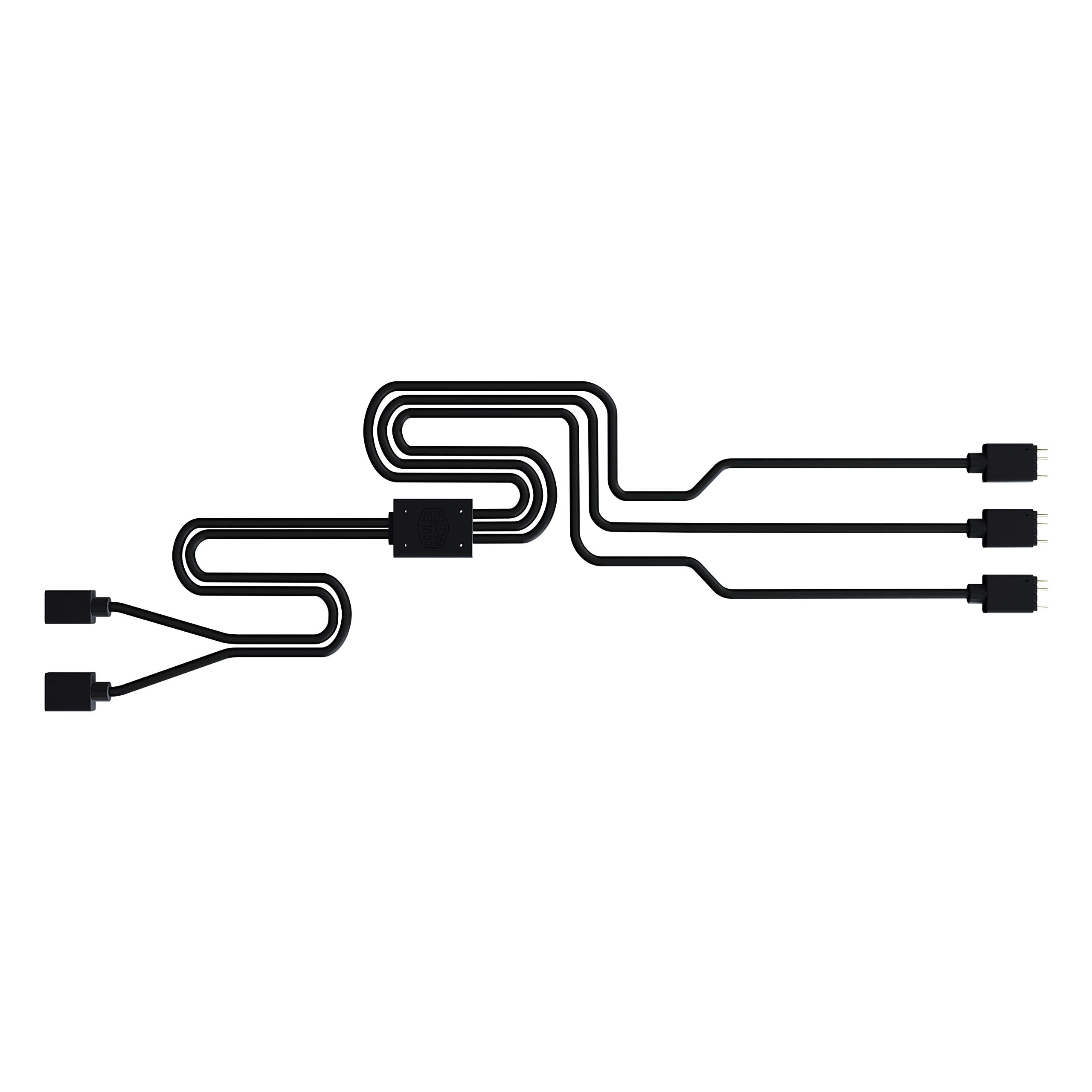 Cooler Master Cooler Master ARGB 1-to-3 Splitter Cable, 3-Pin LED Connector, 50 cm, MFX-AWHN-3NNN1-R1