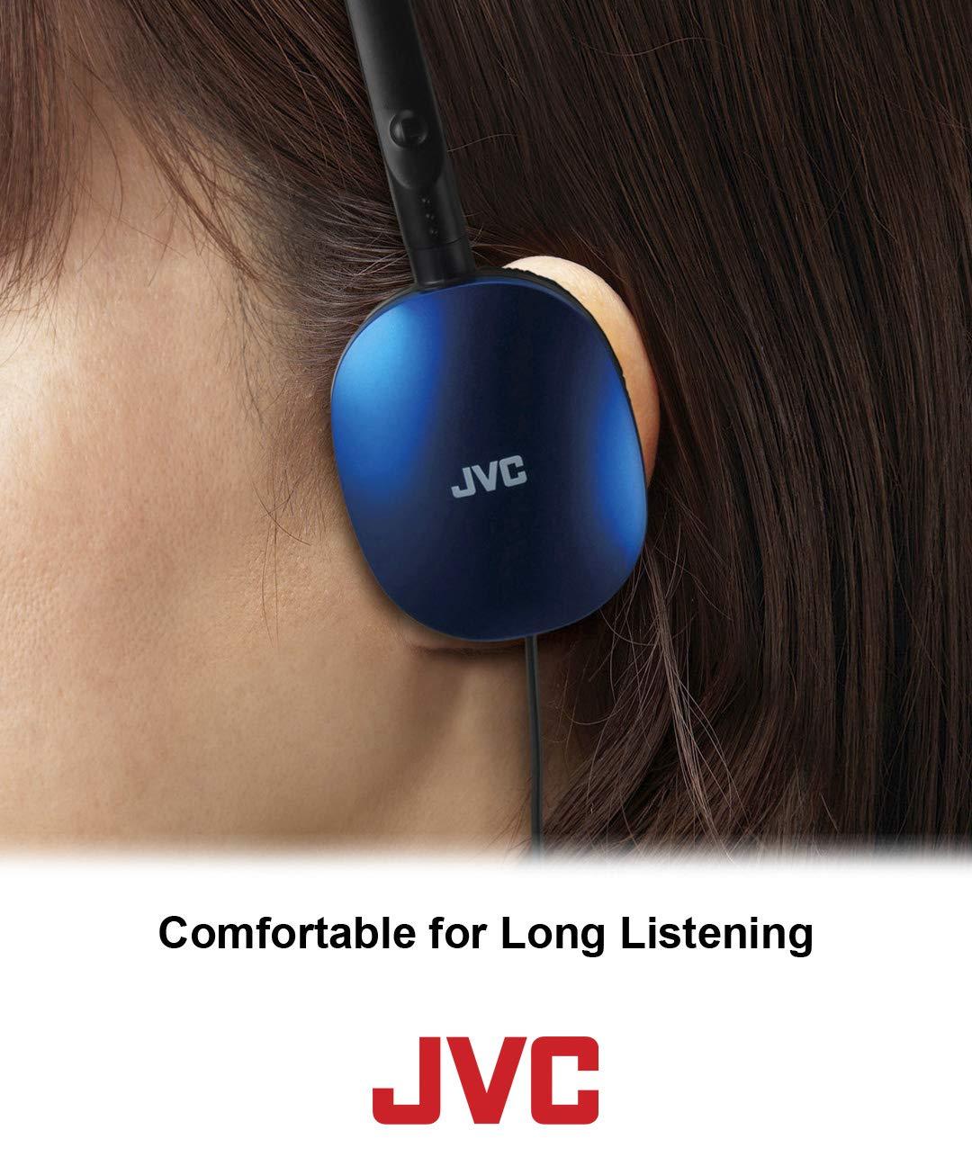 JVC JVC HAS160R Flat Headphones - Red