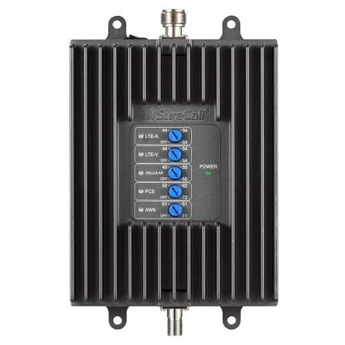 SureCall SureCall Fusion4Home Cell Phone Signal Booster Kit for Home and Office - Verizon, AT&T, Sprint, T-Mobile 3G, 4G and LTE, Covers Up to 3,000 Sq Ft, black (SC-PolyH-72-OP-Kit)