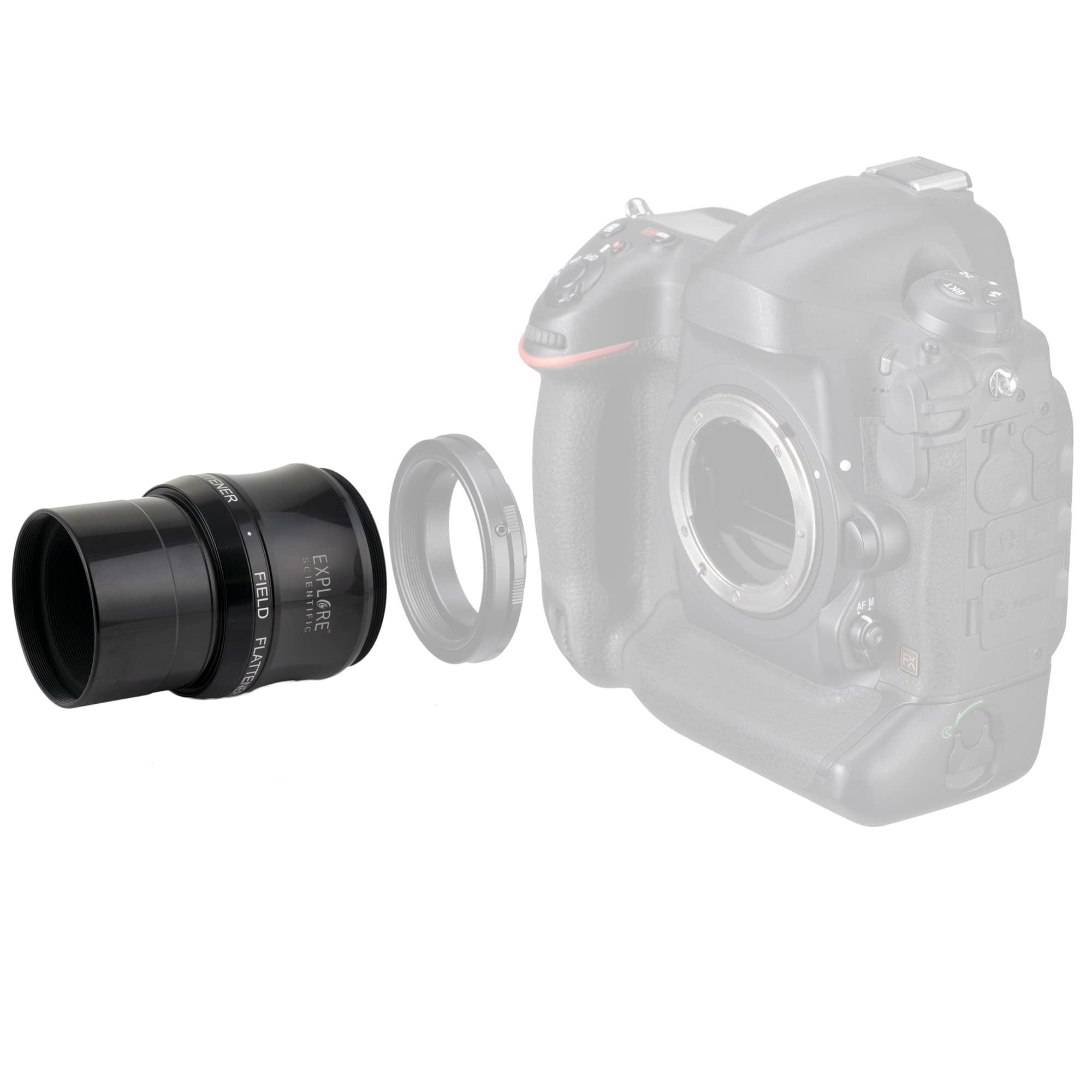 Explore Scientific Explore Scientific Field Flattener for Refractor Telescopes with Focal Ratio of f/5 to f7 for Astrophotography