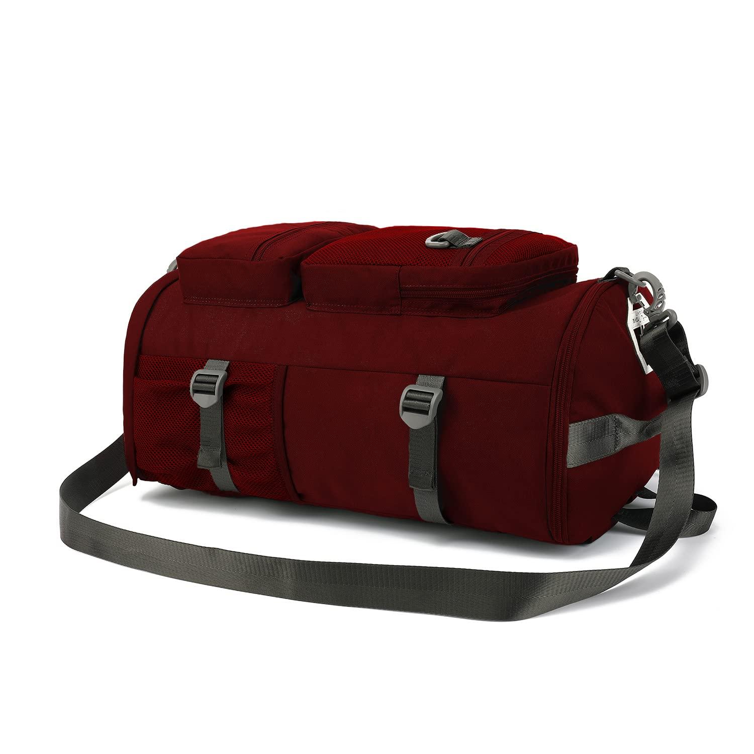 Kalesi Gym Duffle Bag Backpack 4-Way Waterproof with Shoes Compartment for travel Sport Hiking laptop,Kalesi