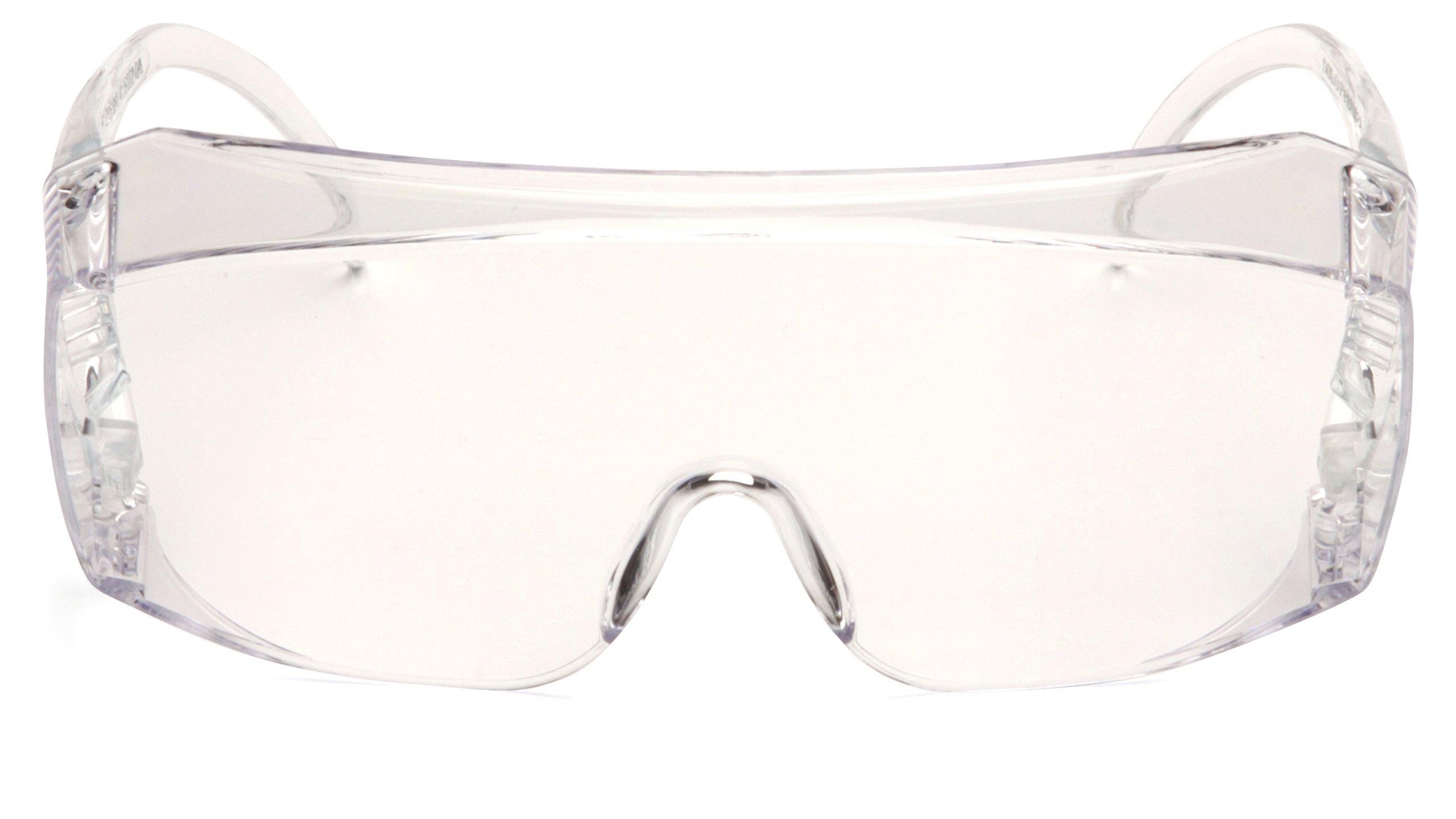 Pyramex Safety Pyramex Solo Jumbo Safety Eyewear Clear Lens Clear Frame