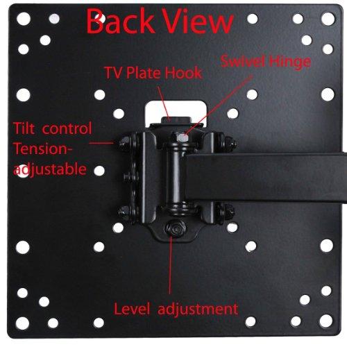 VideoSecu VideoSecu TV Mount Single Arm Articulating Wall Bracket for Most 22-Inch to 32-Inch LCD LED 3D TV, Black ML531B M84