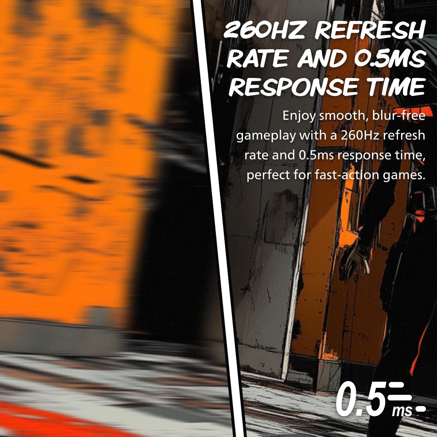 AOC AOC Q27G4XN 27" Gaming Monitor, 2K QHD 2560x1440, 180Hz 1ms, Adaptive-Sync, Height Adjustable, 2X HDMI 2.0, 1x Display Port, Xbox/PS5/Switch Ready, 3-Year Zero-Bright-dot