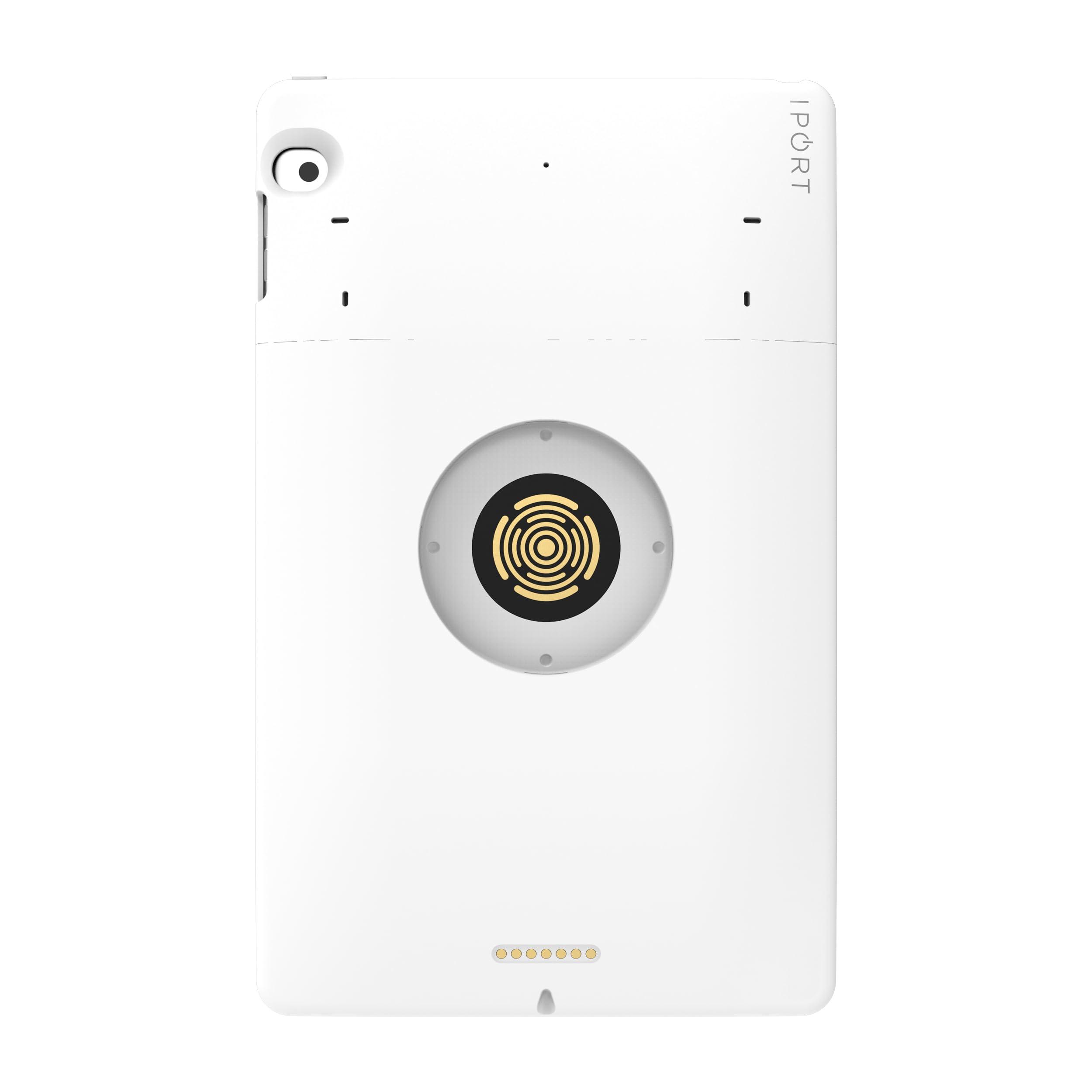 iPort IPORT 72301 Connect PRO iPad Case Wireless Charging Case for iPad 10.2 (9th, 8th, 7th Gen) | Contactless Charging, Magnetic Docking, and 360 Rotation | Secure & Sleek Design White