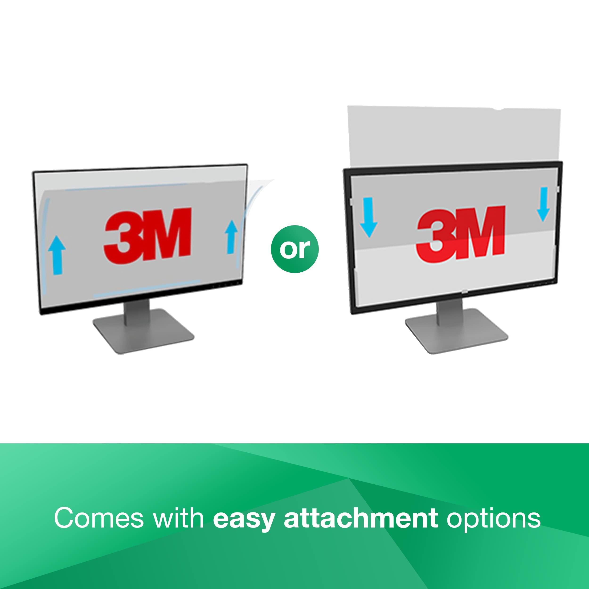 3M 3M Privacy Filter Anti-Glare ffor 21.5" Widescreen Monitor (AG215W9B),Clear