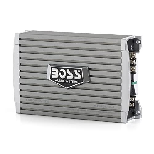 BOSS Audio Systems Boss Audio 1500 Watt Mono A/B MOSFET Power Car Amp + Remote | AR1500M (4 Pack)