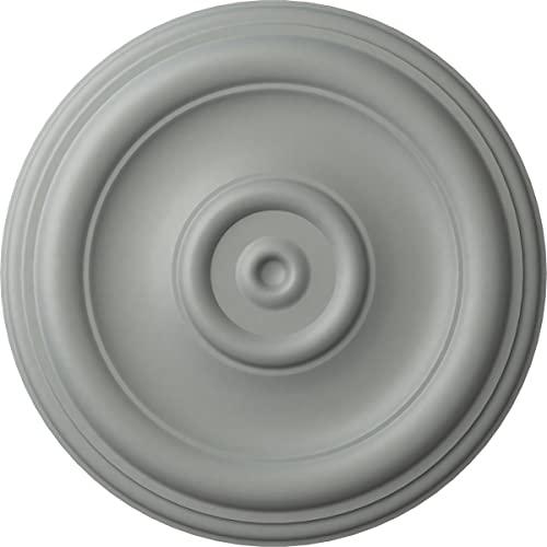 Ekena Millwork Ekena Millwork Traditional-CM12TR Ceiling Medallion (Fits Canopies up to 2 3/4"), 12"OD x 1"P, Primed