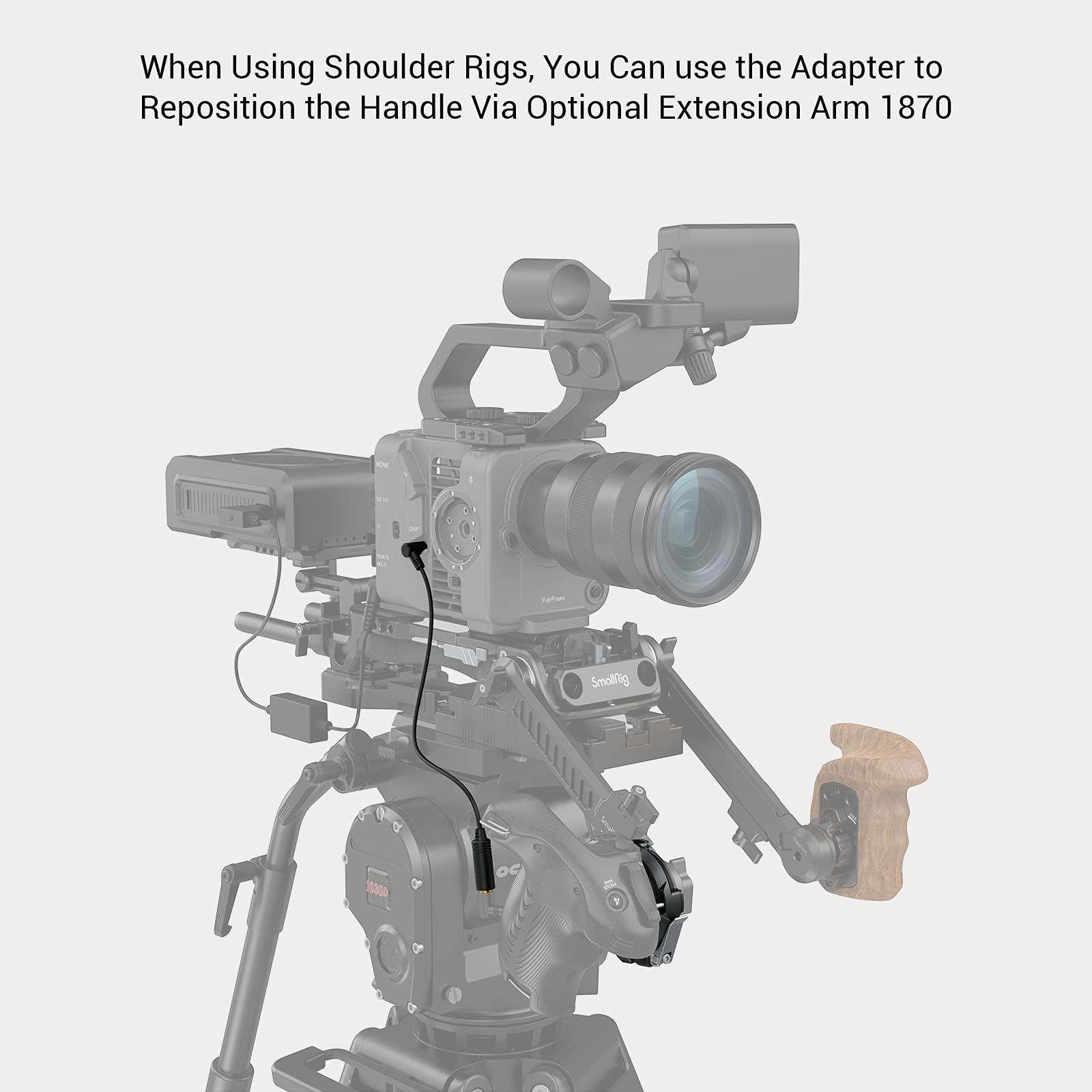 SMALLRIG SmallRig Handgrip Rosette Adapter for Sony FX6 to Reposition The Original FX6 Handgrip - 3403