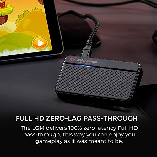 AVerMedia AVerMedia Live Gamer Mini, 1080p60 Capture Card with HDMI Pass-Thru, Plug & Play, for OBS, Xbox Series X/S, PS5, Switch, Win 11/macOS 12 (GC311)