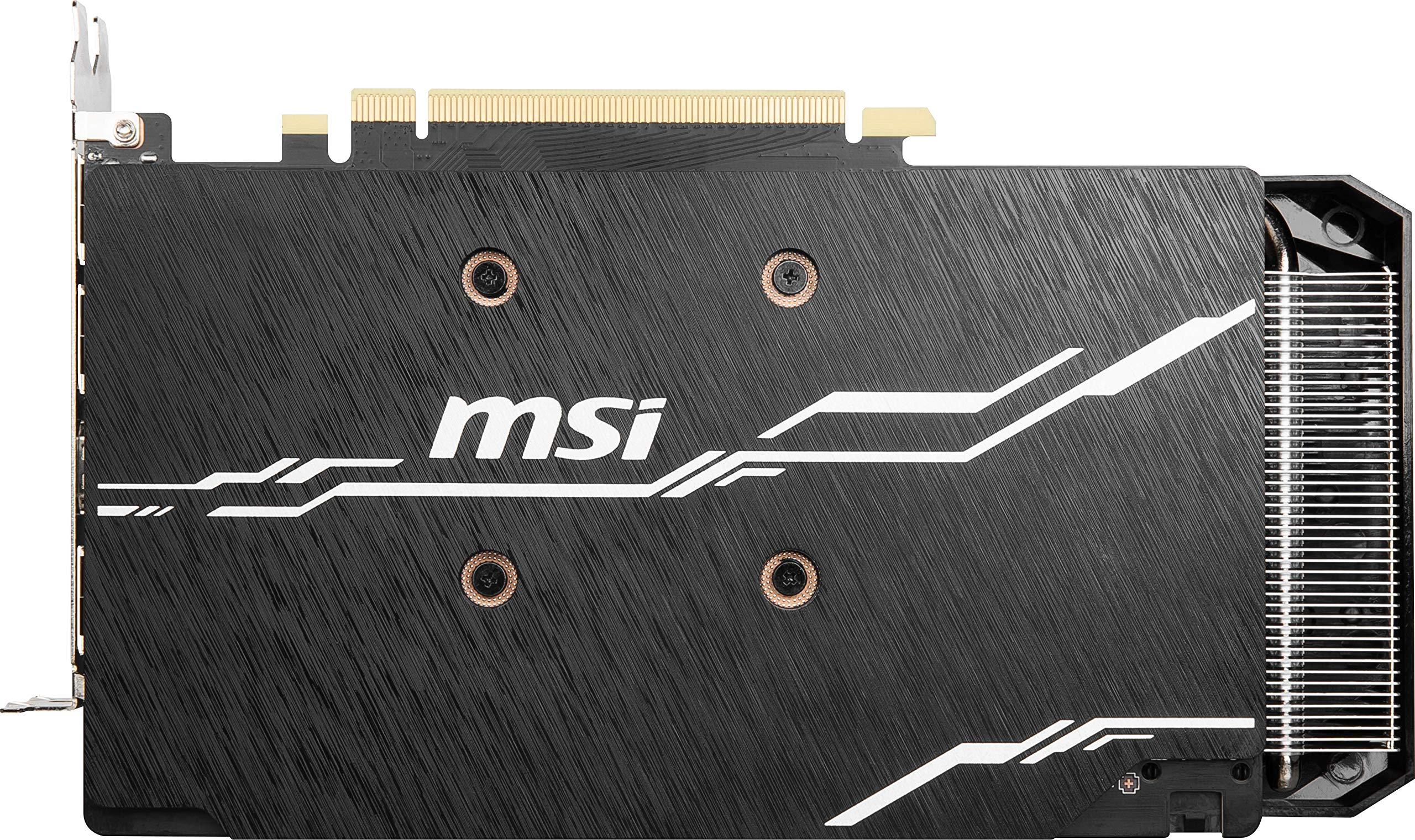 MSI MSI Gaming GeForce RTX 2060 126GB GDRR6 192-bit HDMI/DP 1680 MHz Boost Clock Ray Tracing Turing Architecture VR Ready Graphics Card (RTX 2060 Ventus 12G OC)