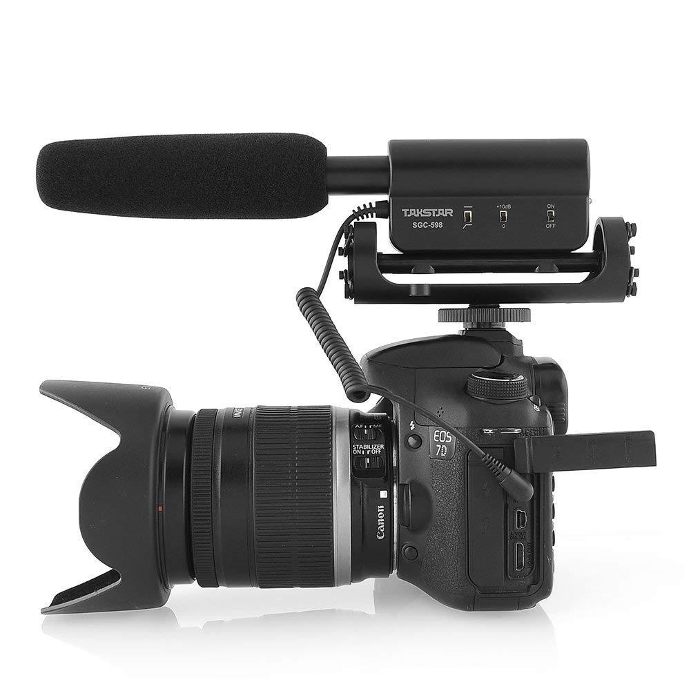 TAKSTAR TAKSTAR SGC-598 Photography Interview Shotgun MIC Microphone for Nikon Canon DSLR Camera (Need 3.5mm Interface)Auxiliary