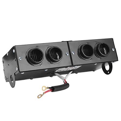 Tbest 12V Utv Heater,Car Defroster Defogger,Car Heater Defogger Auto 4 Hole Heating Fan 12V Defroster Defogger 800W Car Heater Defroster 12V Demister Windsh air heater ptc trucks 12v/24v 12v heater