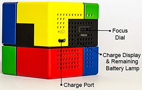 SK UO SK UO Smart Beam, Portable Mini Projector, Compatible with iOS/Android (1.80-inch, Art)