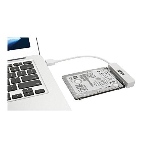 Tripp Lite Tripp Lite 6in USB 3.0 SuperSpeed to SATA III Adapter Cable w/ UASP, 2.5in SATA Hard Drives, White (U338-06N-SATA-W)