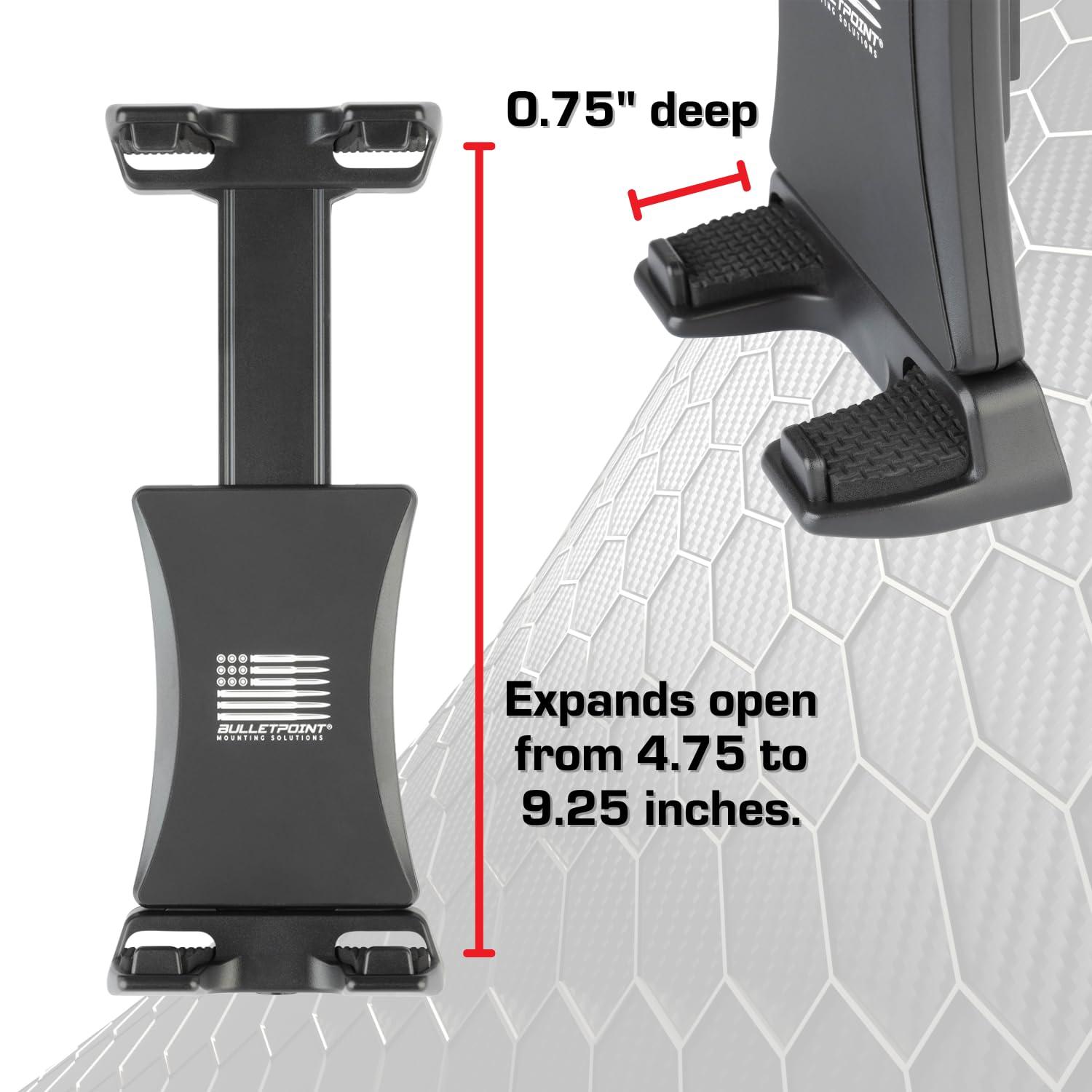 Bulletpoint Bulletpoint Heavy Duty Vehicle Tablet Mount with Adjustable Mounting Arm Articulating Joint 20mm AMPS Ball Dash Mount
