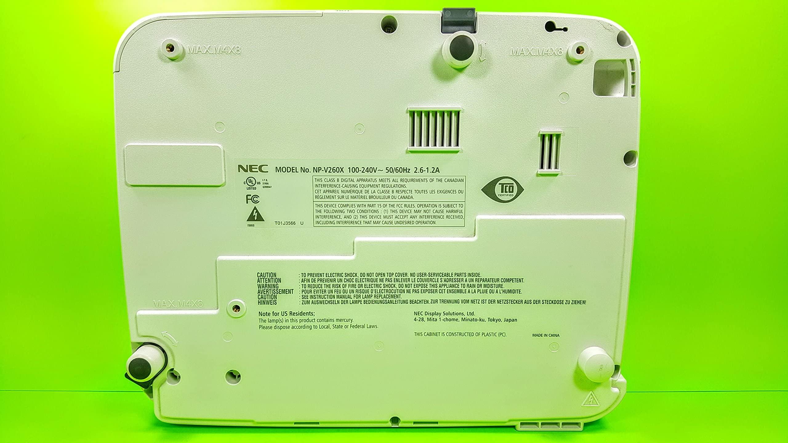 NEC NEC 2600-lumen High-Brightness Mobile Projector (NP-V260X) (Renewed)