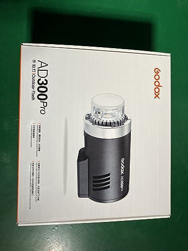 GODOX Godox AD300 Pro Photography Lighting Kit, 2.4G TTL 1/8000s HSS Strobe Light Photography Kit, 0.01-1.5S Recycle Time, 320 Full Power Studio Lighting Kit, Expand Your Capability with Ease(AD300Pro Kit)