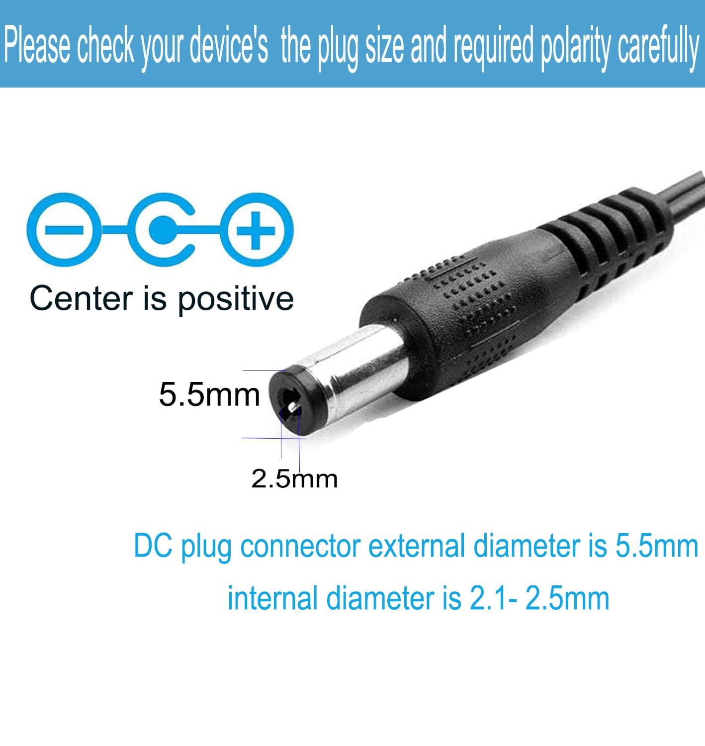 MTYTOT DC 12V 1.5A 1500mA Switching Power Supply AC DC Adapter 100-240V 50-60Hz AC to DC 12 Volt 1.5 Amp Power Adapter 5.5mm x 2.5mm/2.1mm DC Plug Connectivity (12Volt 1.5A Adapter with 10 Sizes of Tips)