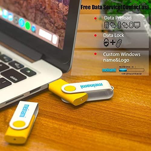 MEINAMI MEINAMI Customized USB Flash Drive in Box Thumb Drive Personalized Memory Stick 2GB 25 PCS