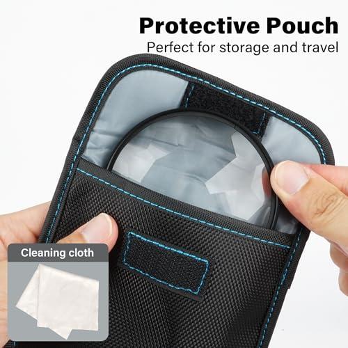 Walking Way Walking Way Kaleidoscope Prism Lens Filter, Special Effect Filters with Multiple Refracting Subjects, Prism Crystal Glass for SLR, Creative Photography (72mm)