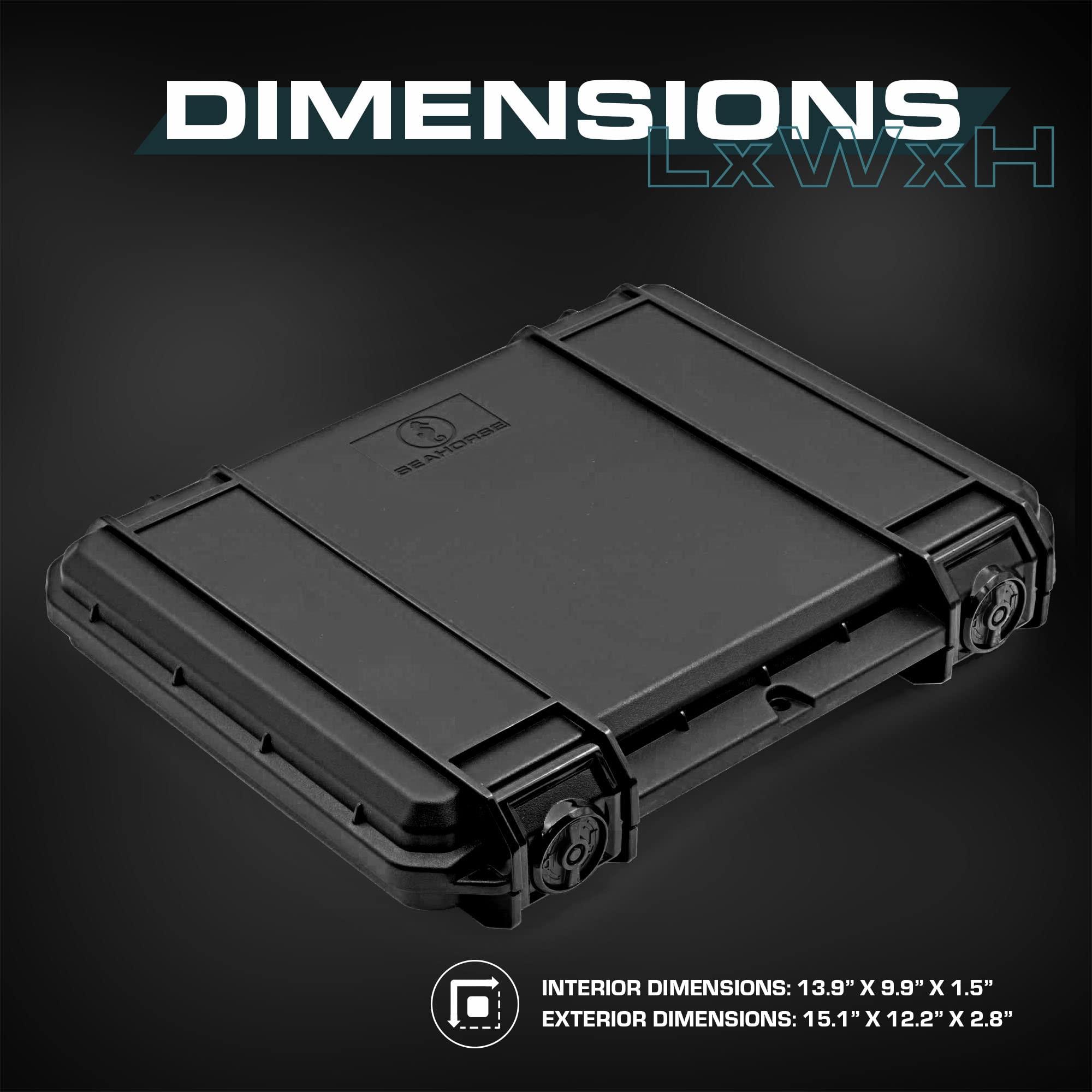 Seahorse Protective Equipment Cases Seahorse Protective Equipment Cases 85 Laptop Micro Case 85GR: 85 Laptop Micro Case Green, One Size