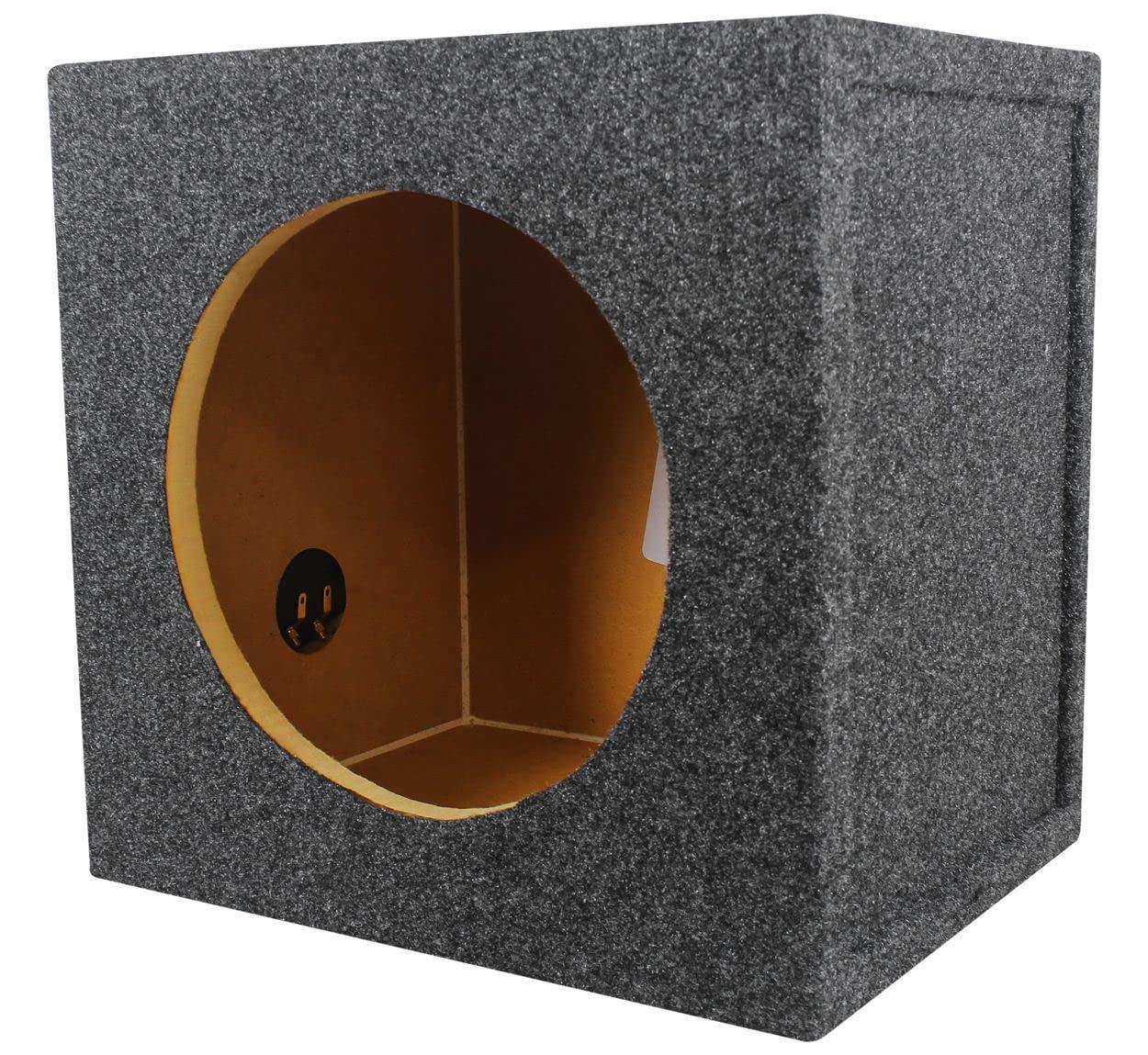 KICKER Kicker 44CVX104 10\" Comp VX 600 Watt RMS Car Subwoofer+Sealed Sub Box Enclosure