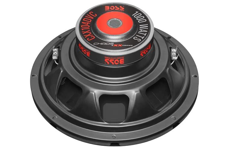 BOSS Audio Systems BOSS Audio Systems CXX104DVC Car Subwoofer - 1000 Watts Maximum Power, 10 Inch, Dual 4 Ohm Voice Coil, Sold Individually
