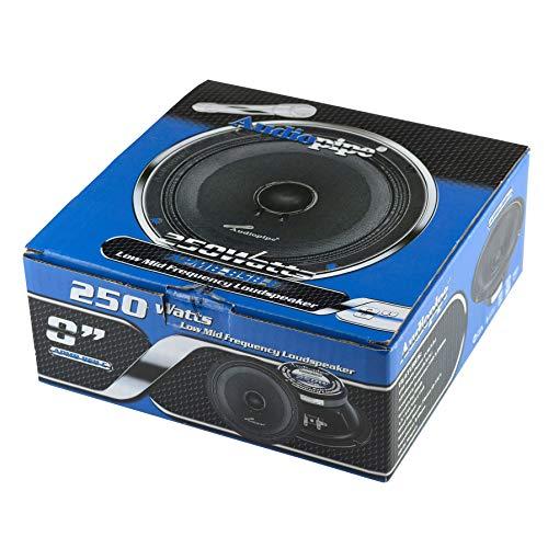 Audiopipe Audiopipe APMB-8SB-C 8" 250 Watts Max Power Midrange Speaker - Sold Each